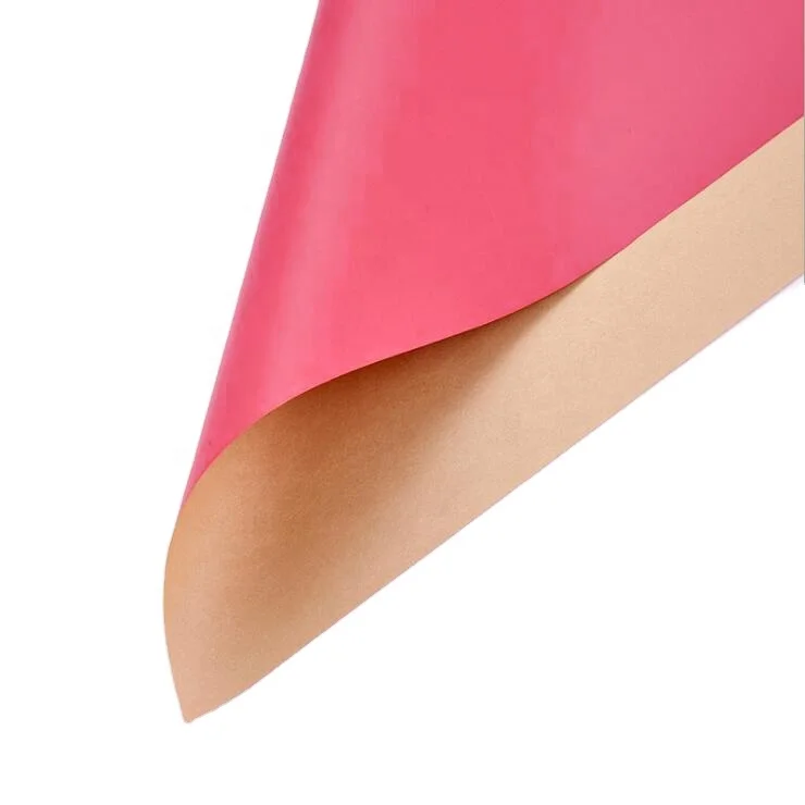 Hot sale waterproof colored flower packing kraft paper
