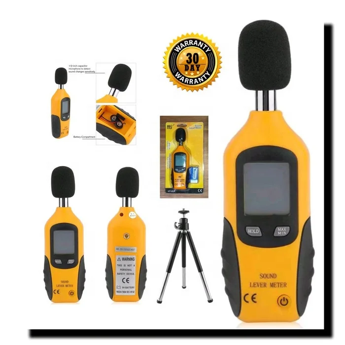 Ht-80a Mini Classroom Class Sound LeveL Noise Meter With Bubble