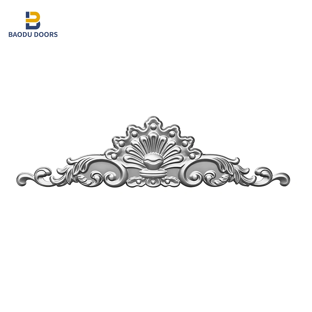 Baodu European Luxury Metal Railing Outdoor Stairs Designs In Iron,Wrought Iron Stair Railing