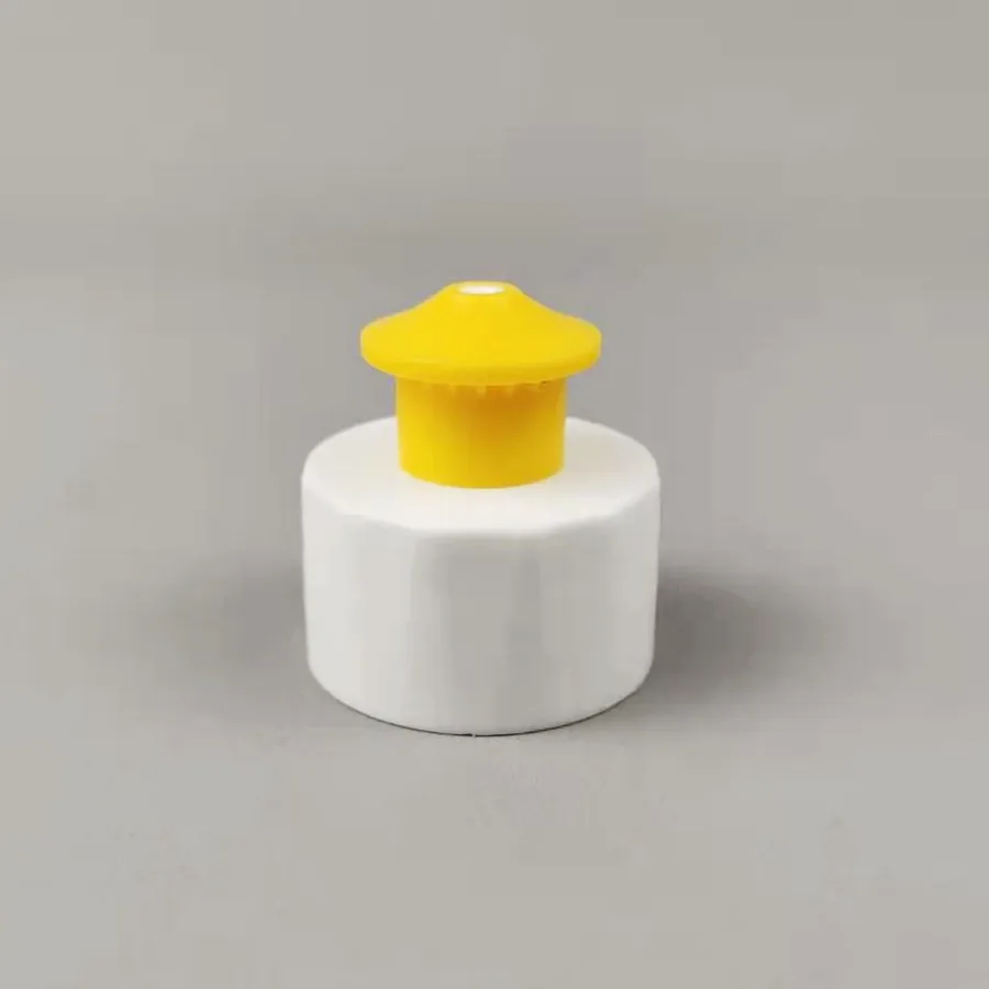 28/410 Smooth White Push Pull Closure Cap Liquid Dish Washing Soap Spout Dispenser Cap