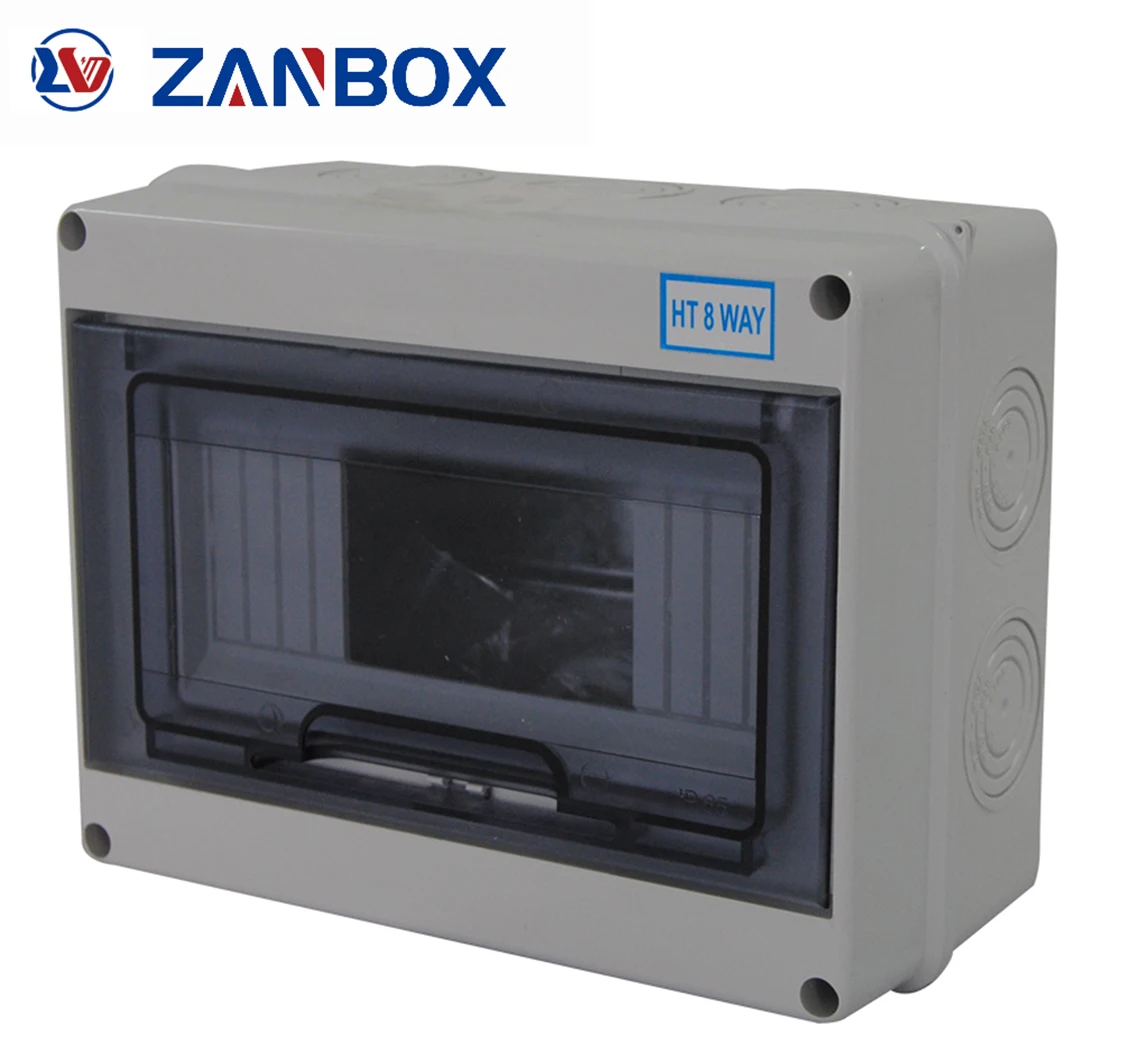 Weatherproof IP65 plastic distribution box circuit board