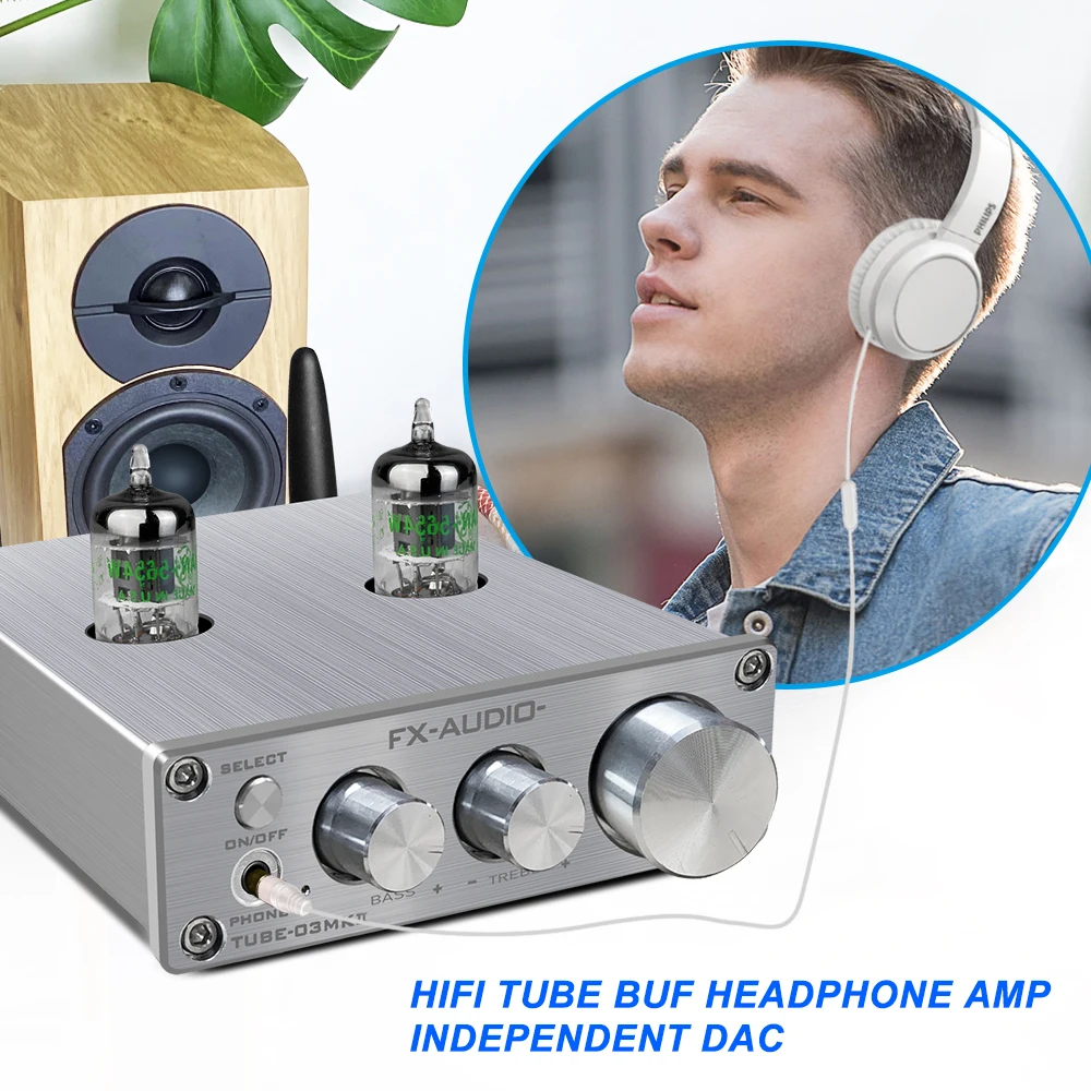 FX AUDIO BT5.0 усилитель мощности HIFI NE5532 аудио цифровое декодирование стерео трубка Предварительный наушники amp по