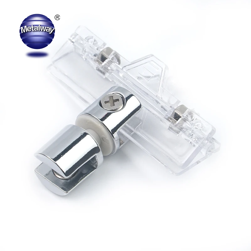 Glass Support Bracket Clips Zinc Alloy Clamp Floating Wall Shelf Bracket Glass Holding Clips Panel Clamp For Glass