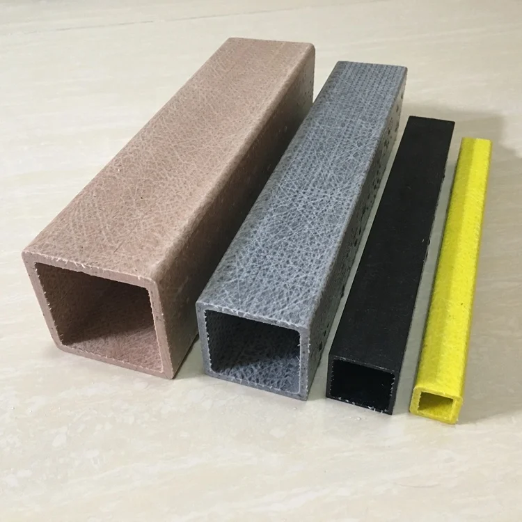 
GRP FRP Fiberglass square hollow tube 