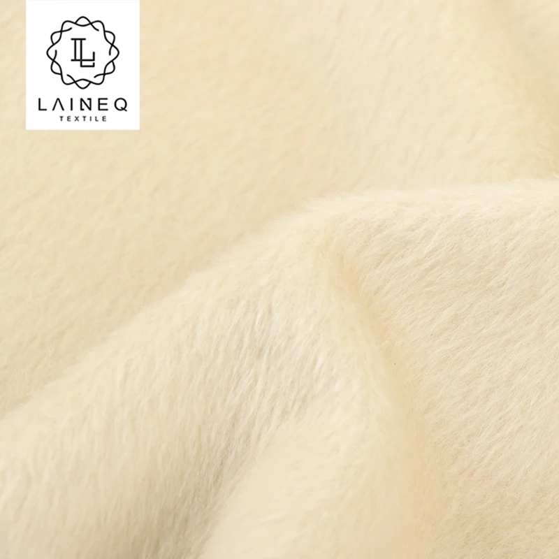 Effortless Elegance: 10% Alpaca 90% Australian Wool Single-Faced 600g Lama Pacos Woolen Fabric For Coat