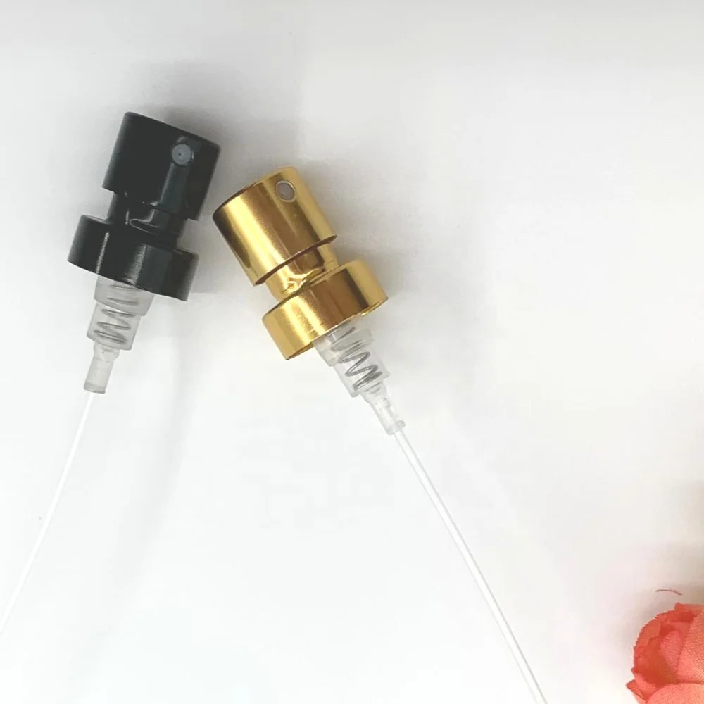 
 Металлический обжимной распылитель для духов с винтом 15 мм 18 мм 20 мм, серебристые, золотистые алюминиевые тонкие распылители, насосы для парфюмерных бутылок с распылителем  