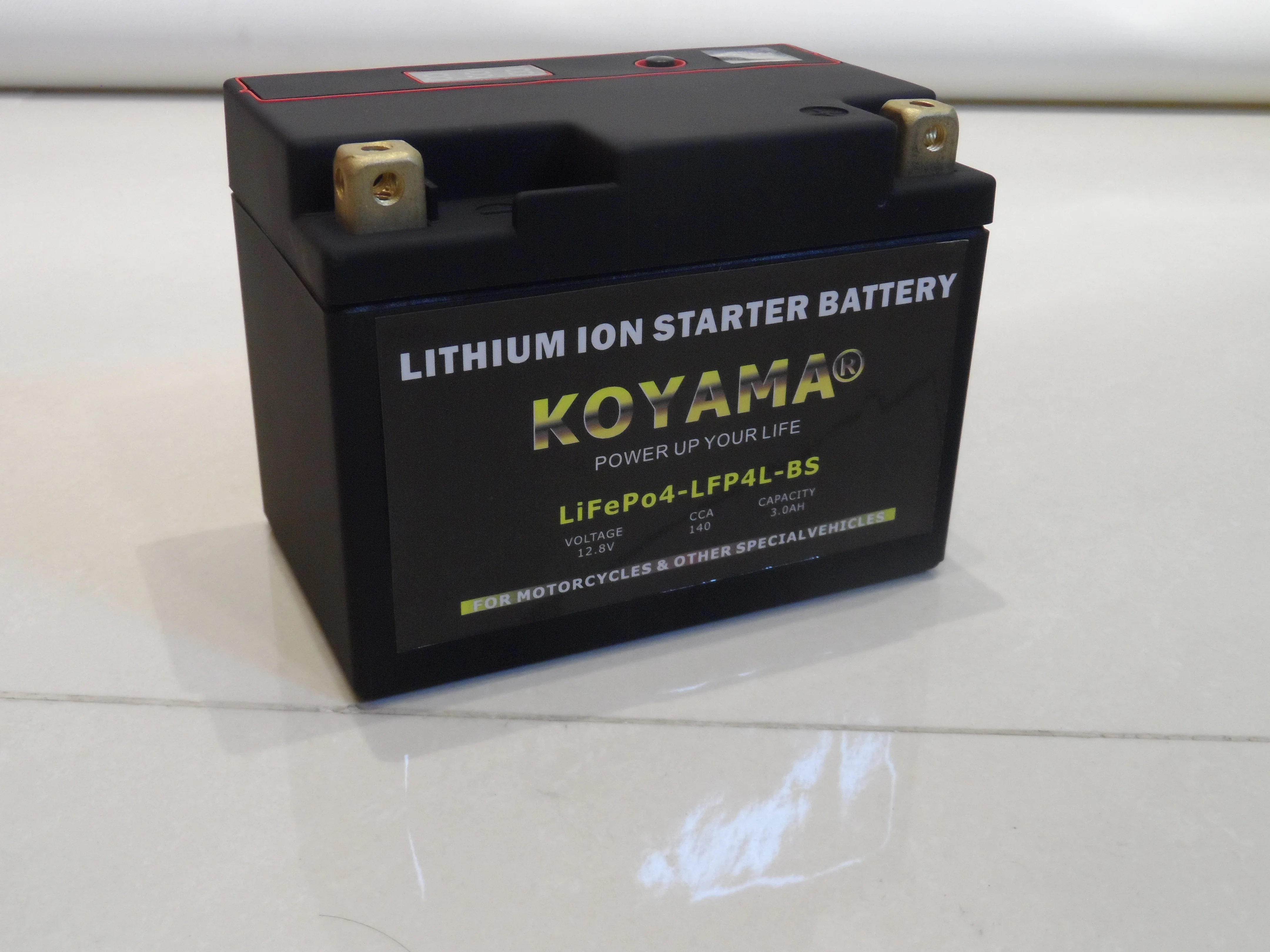 LiFePO4 LFP4L-BS/YTX4L-BS  Motorcycle Storage Battery 12.8V Lithium Ion motorbike battery