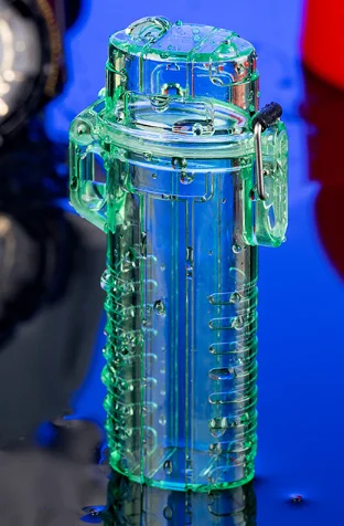 Wholesale Dual-Purpose Waterproof And Moisture-Proof Transparent Cigarette Case Lighter Box