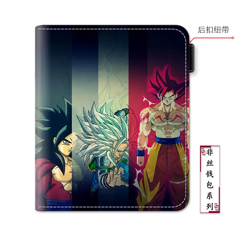10 Style Anime DragonBall  Zipper Cos Goku Pu Leather Folding Cartoon Student Short Portable Wallet