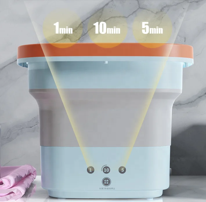 2022 hot sale household portable folding semi-automatic washing underwear socks baby clothes washing machine