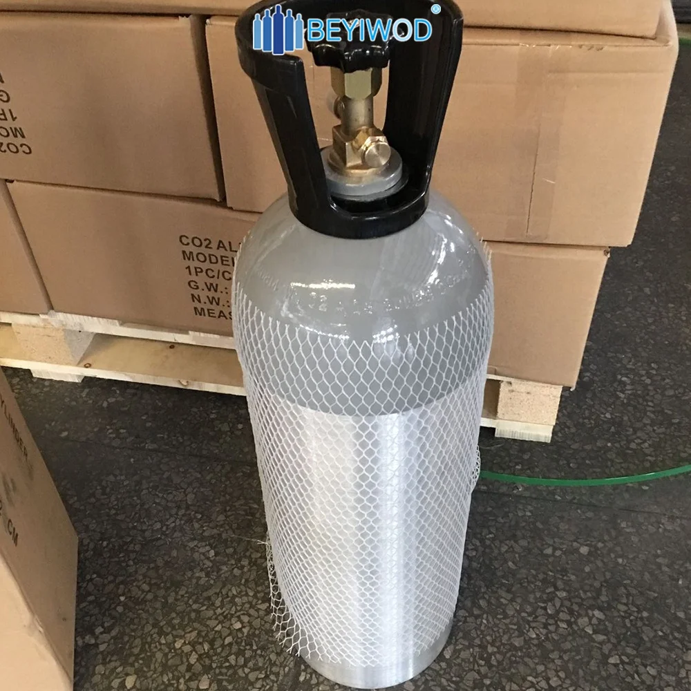 5/10 liter medical aluminum oxygen cylinder portable gas cylinder