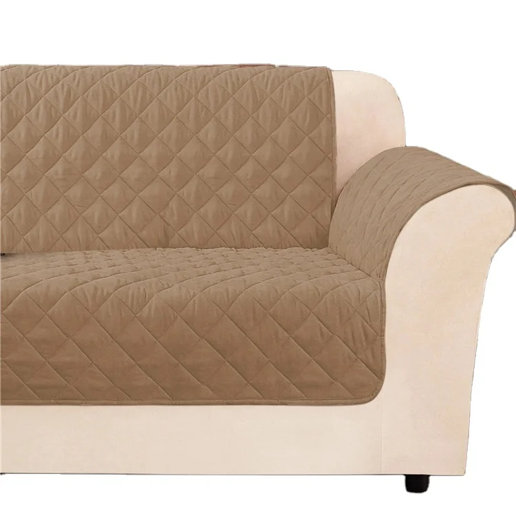 Hot sale 3 seats sofa covers set waterproof ready made  ultrasonic quilted  sofa cover for pets