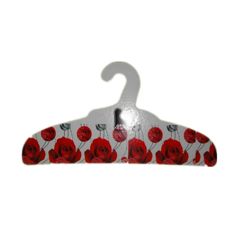 Wholesale cheap customized cardboard clothes hanger