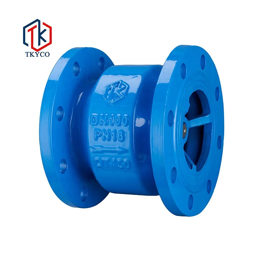 Taike China manufactures ductile iron stainless steel energy saving muffler check valves
