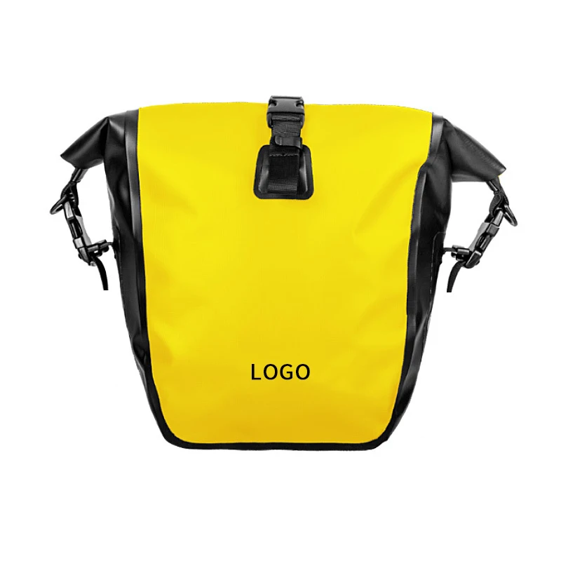 Cycling MTB Trunk Double Pannier Waterproof Bicycle Saddle Carry Bag Foldable Bike Tail Rear Rack Bag