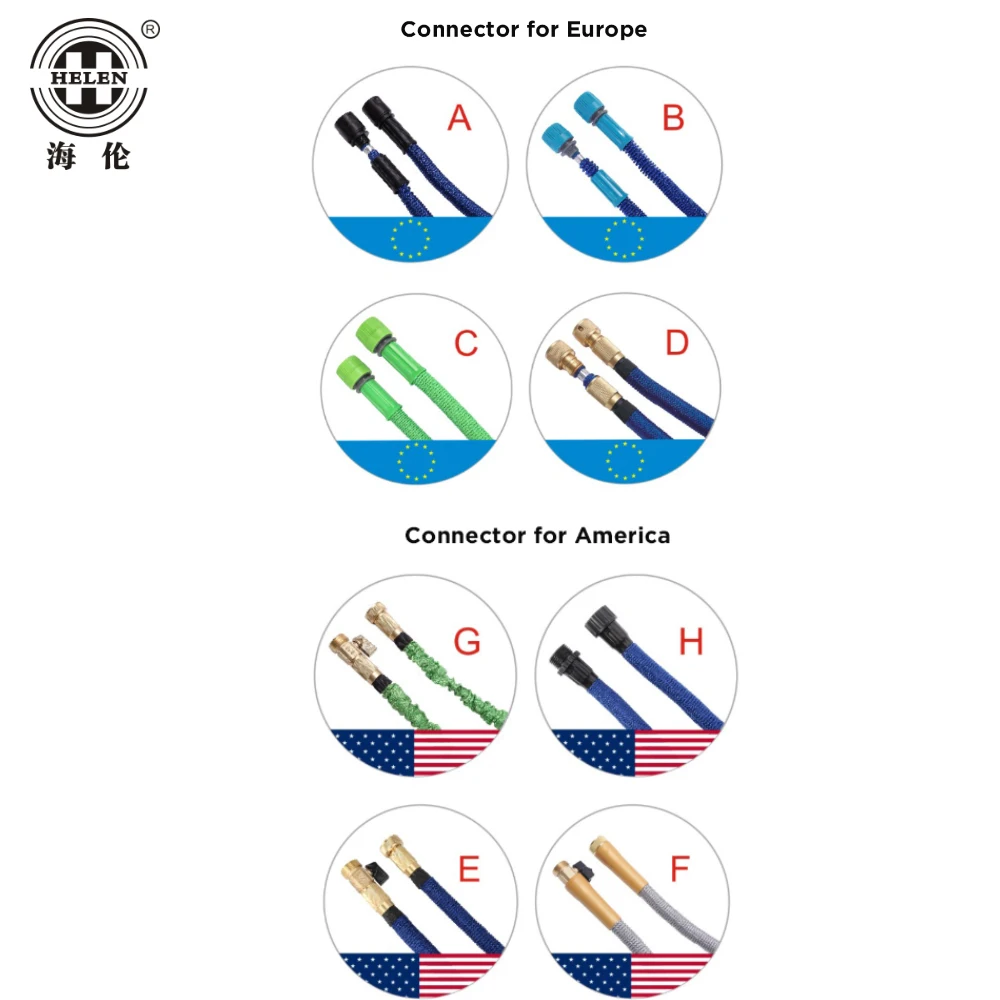 50ft lightweight expandable flexible magic garden water pipe hoses for wash car