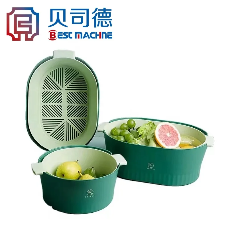 full automatic 385ton Plastic for food  storage basket shelving units injection  molding making machine