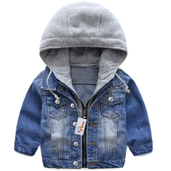 High Quality Baby Boys Spring/Autumn Casual Outwear Denim Jean Jacket For Kids Baby Boys