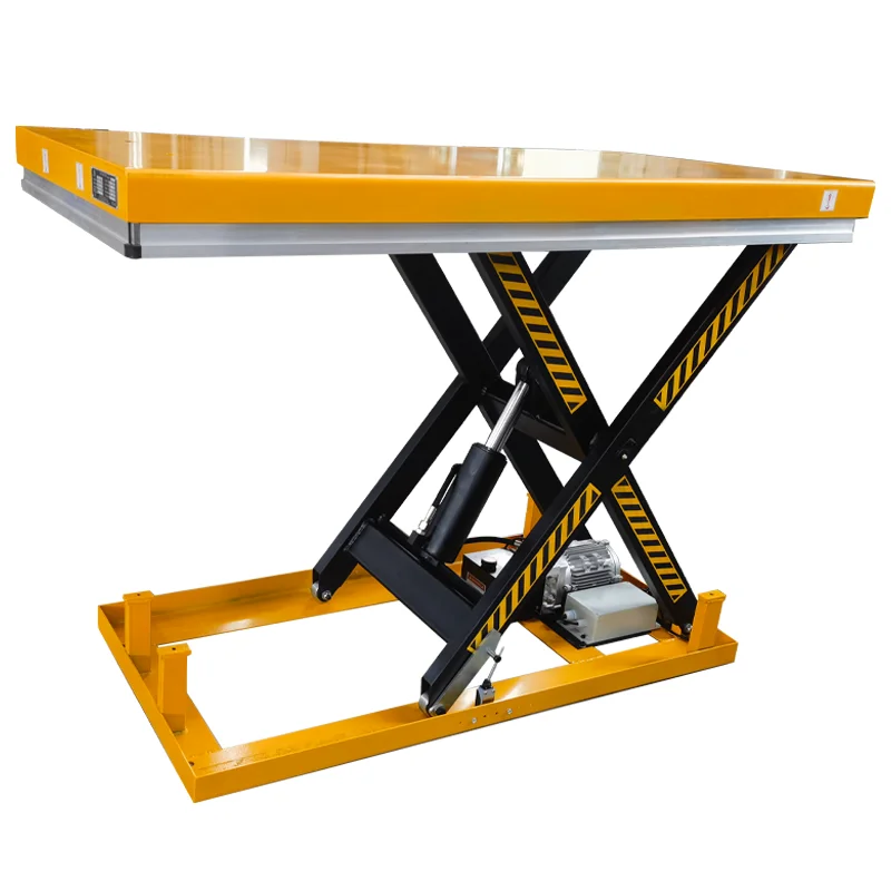 1m to 14 m Lifting Height Platform Electric hydraulic cargo lift For warehouse
