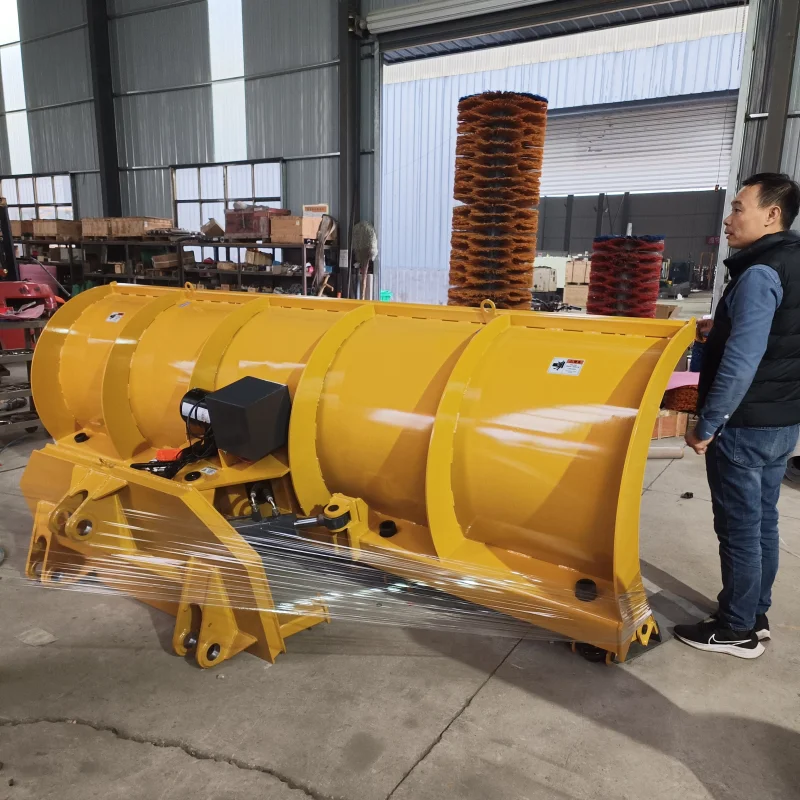Tractor Attachments Snow Plow Truck Snow Pusher  Car Snow Plough Plate for Loader Use