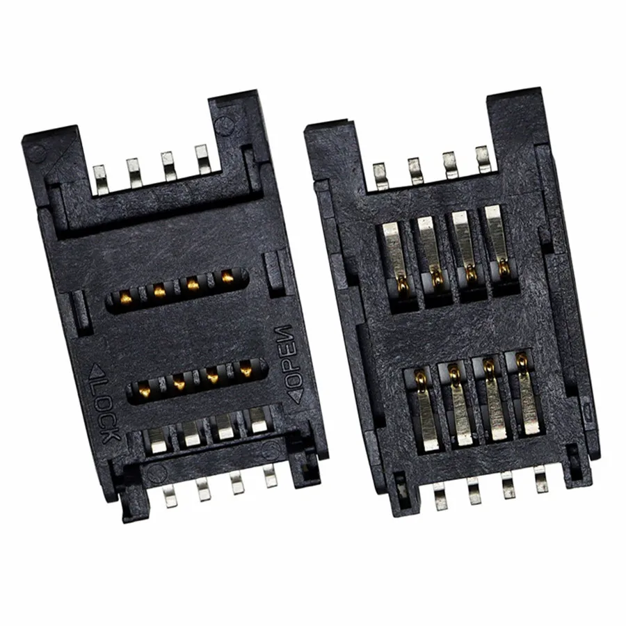 8 pin 6pin сим-карт для GSM и GPRS Разъем гнездо sim-карты