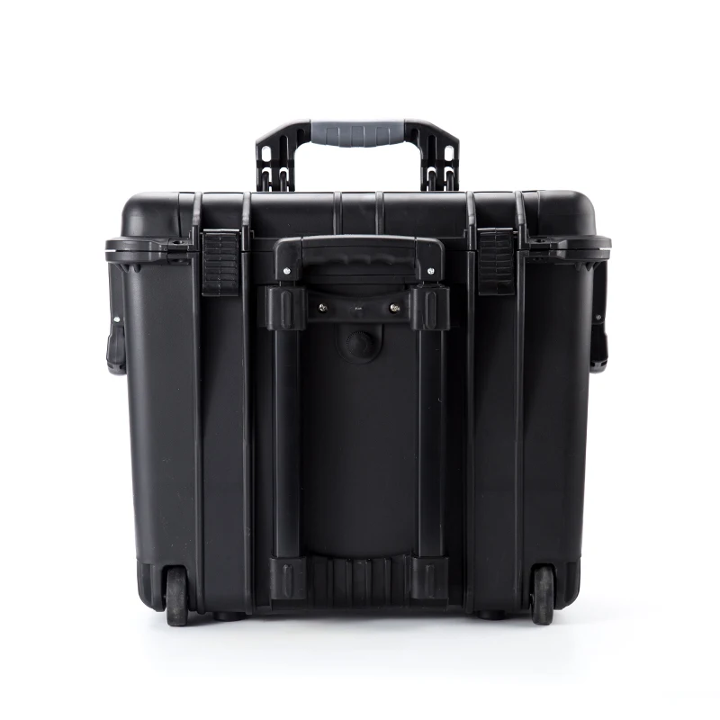 Customized  waterproof hard IP67 plastic large travel suitcase trolley rolling tool case with wheels