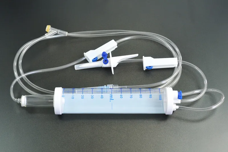 Medical infusion set manufacture Disposable IV Infusion Giving Set with Luer Lock Y Connect