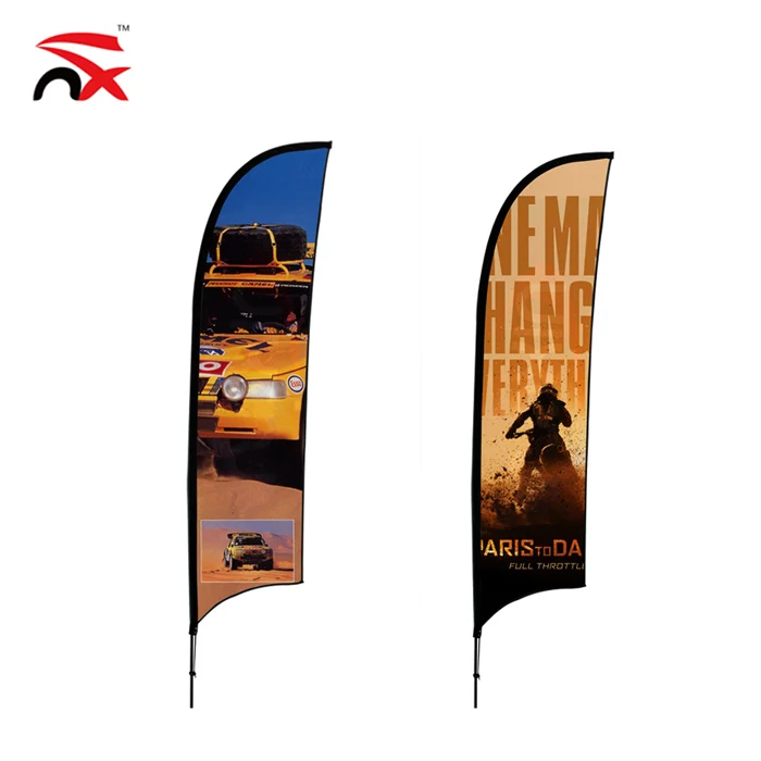 Wholesale Custom Advertising Swooper Feather Flag Banner with Pole Kit