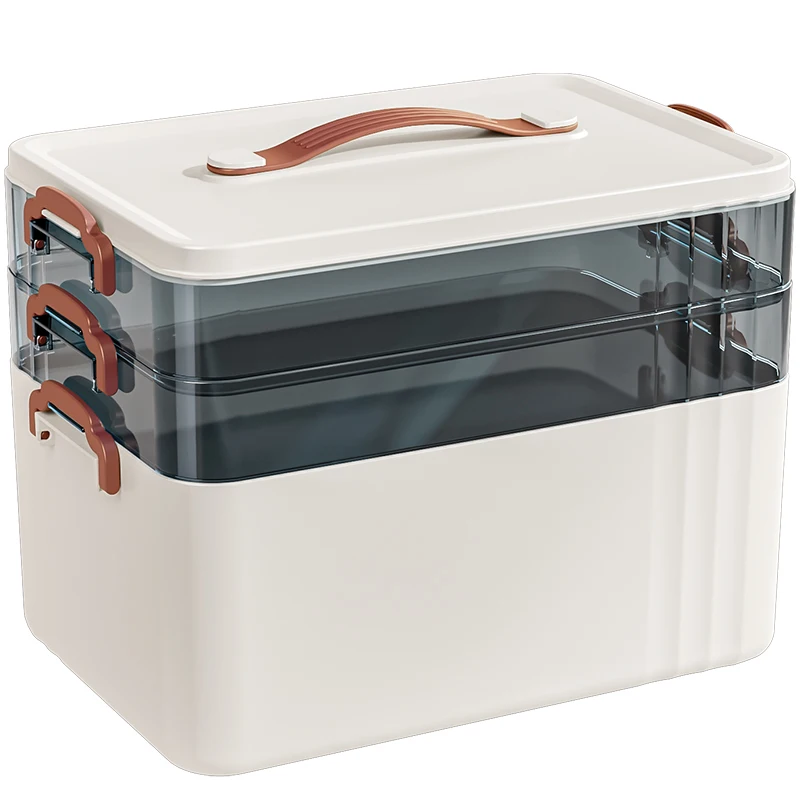 wholesale Portable household medical products Plastic First Aid Box plastic case -Empty Emergency medicine box