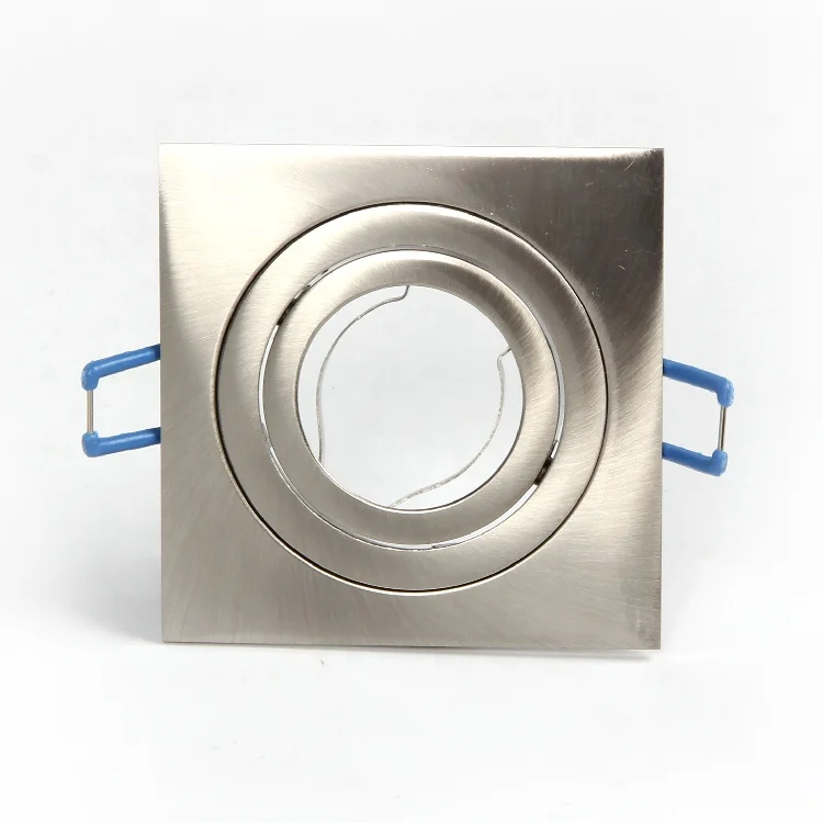 
Recessed led office light square mr16 gu10 cob smd cut size 80mm led ceilling downlight housing fixture 