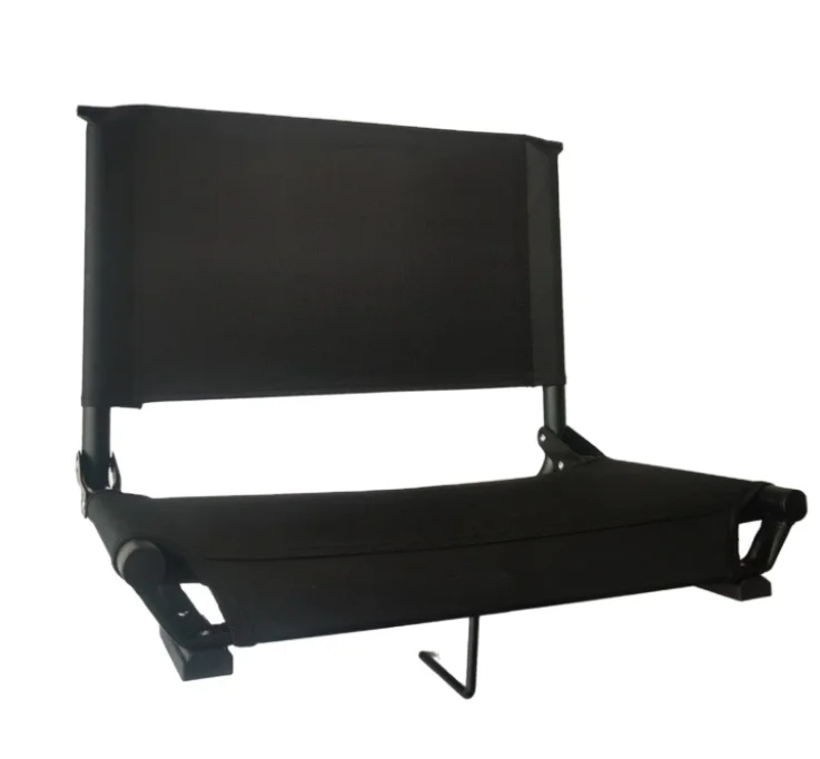 Black Classical Series High Quality Convenient Folding Outdoor Stadium Seat Chair for Sale