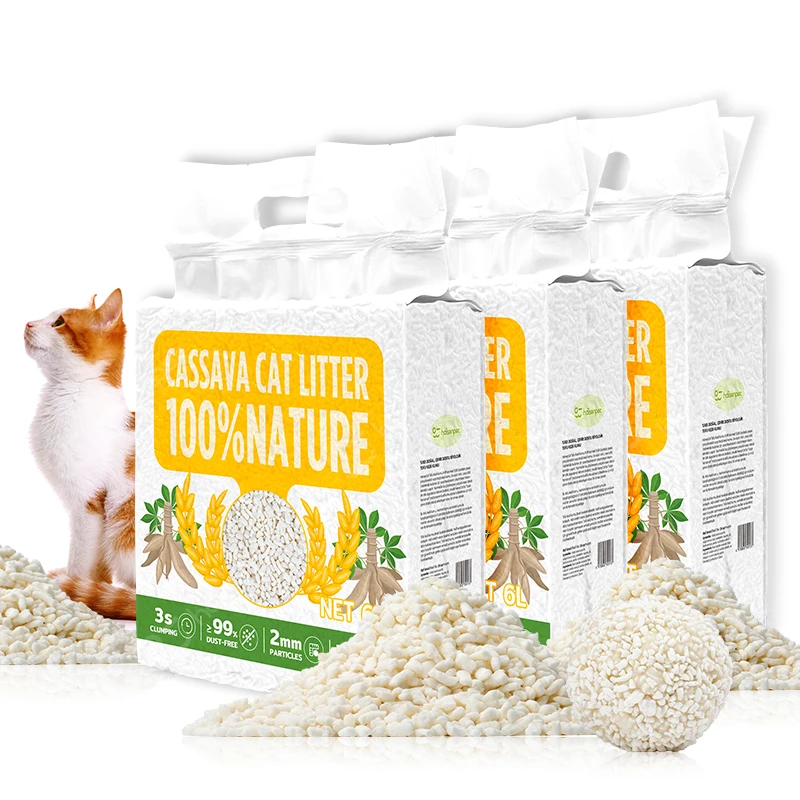 Free Design Cheap Soy Tofu Plant Cassava Cat Litter Factory