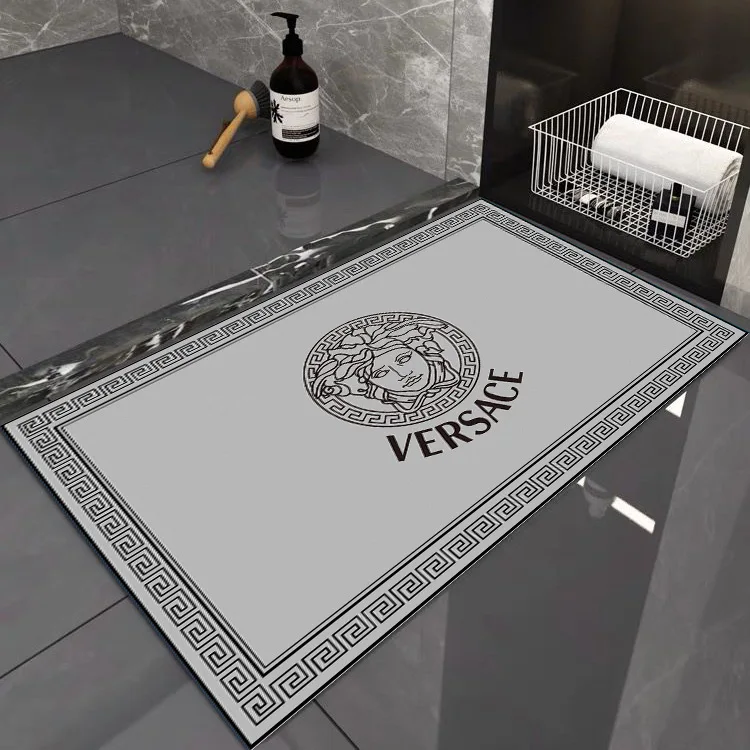 Anti slip Bathroom Floor Bathtub Carpet diatomite earth stone bath mat absorbent rug