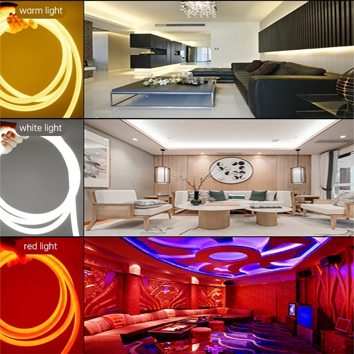 Exterior Accent Lighting Flexible led flex neon Stage Lighting Tape Outdoor Flexible Neon LED Customized 360 Degree Round