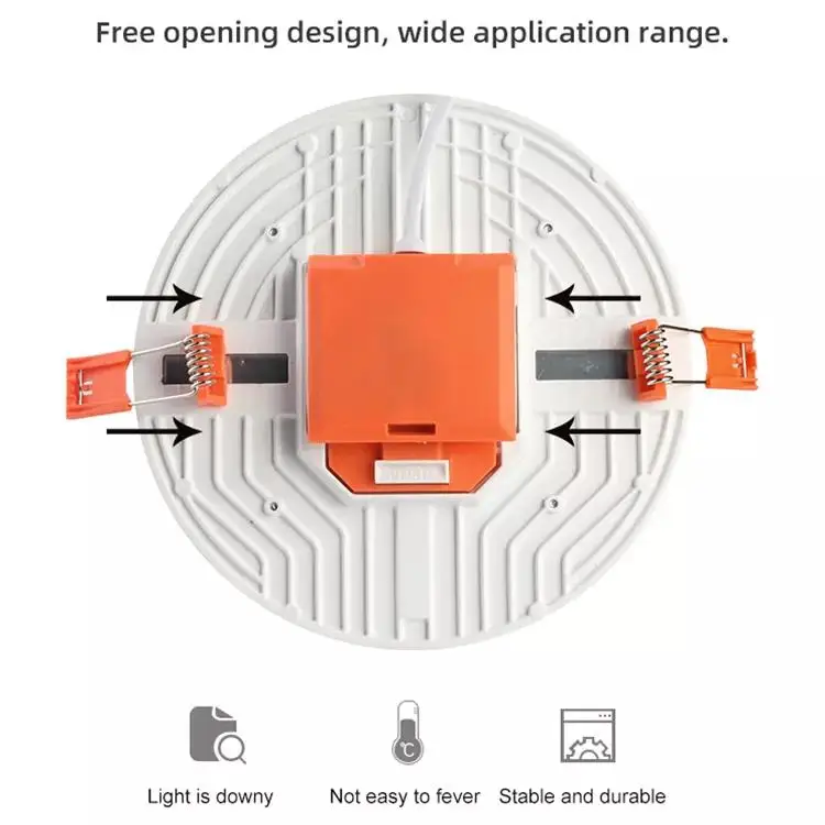 High Quality Round Ultra Thin Aluminum 10W 18W 24W 36W Recessed Mounted Slim LED Panel Light