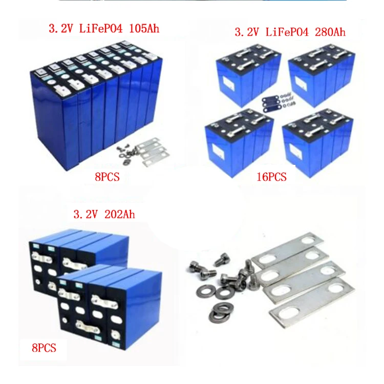 Ukraine Eu Stock wholesale Grade A Lifepo4 100ah 230ah 314ah battery Solar 3.2v 280ah Lifepo4 new Lithium Ion Batteries Cells