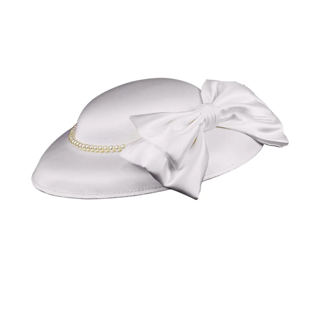Женская шляпка-Вуалетка M003, белая шляпка для свадьбы, торжества, банкета