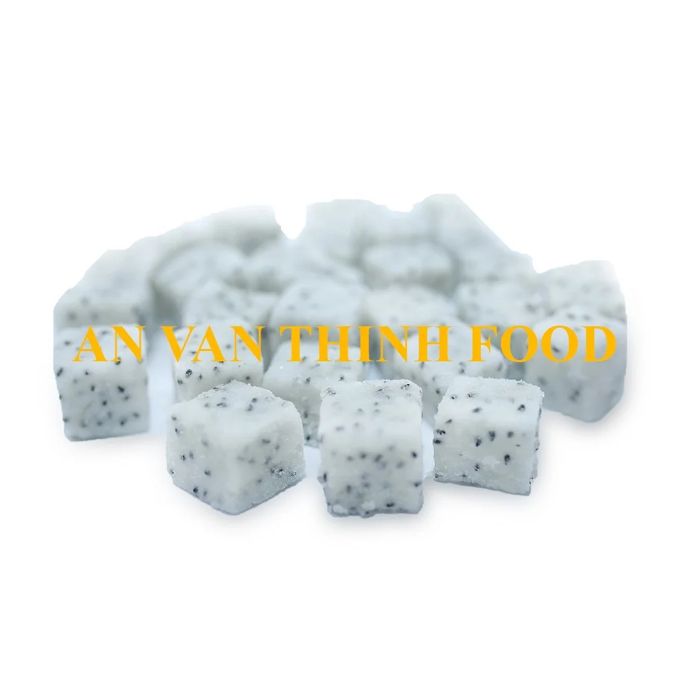 Frozen mix fruit Mango + Red Papaya + White dragon fruit diced from Vietnam mix fruit 3