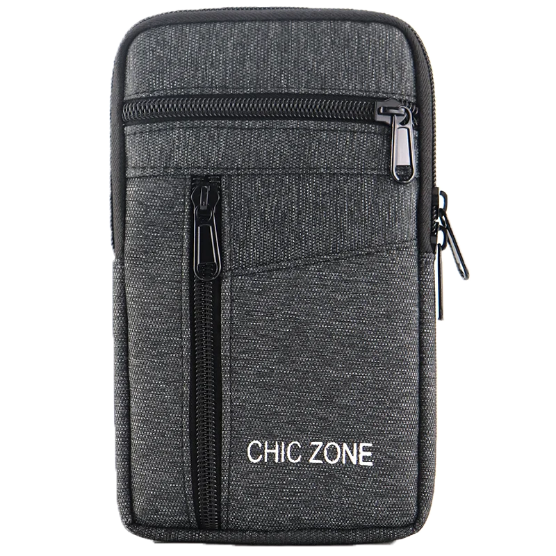 Leisure phone bag multifunctional Mobile phone waist pack is lightweight and Breathable Mobile sports bag waterproof