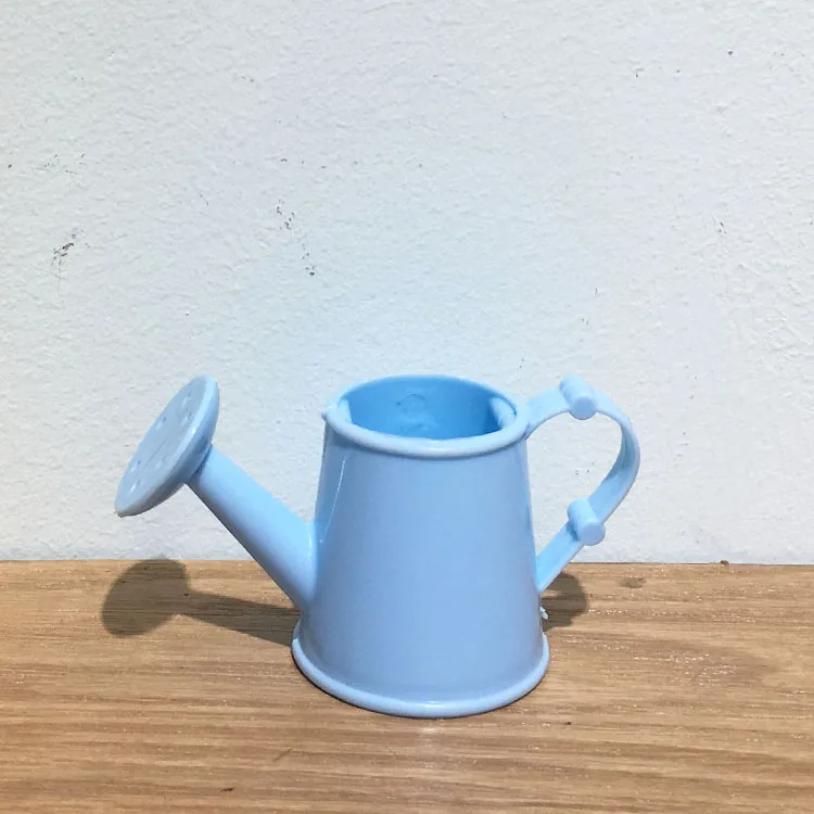 New Design Mini Watering Can Pots Ornamental Plant Bonsai Plastic Indoor Used with Artificial Flower Floor Color American Style