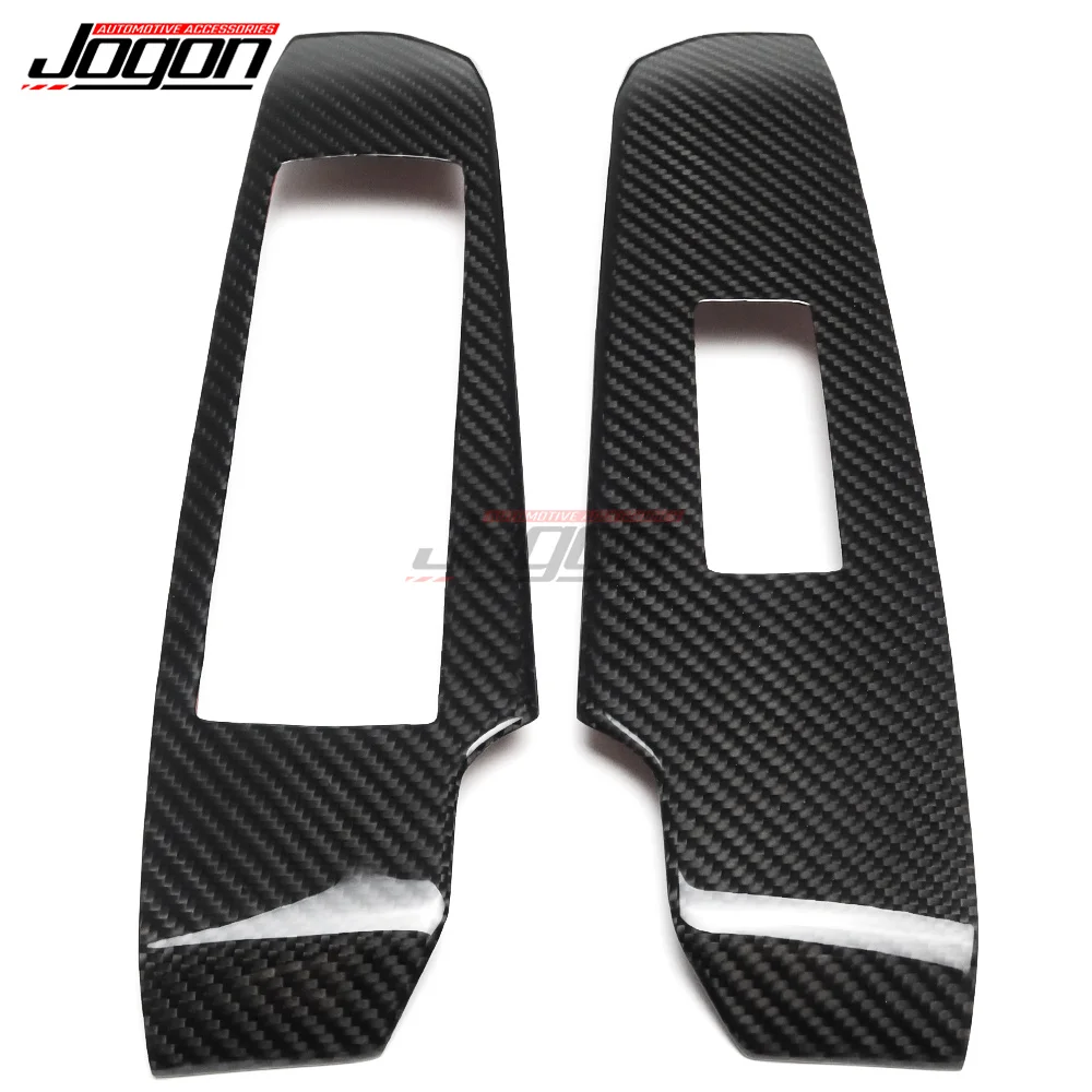 For Lexus IS 300 350 500 2021+ F Sport Car Window Lift Switch Panel Cover Dry Car Carbon Fiber Interior Sticker Car Accessories