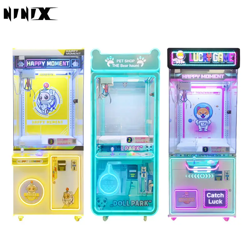 Robot Claw double machine kit from can kids arcade candy claw crane game consoles