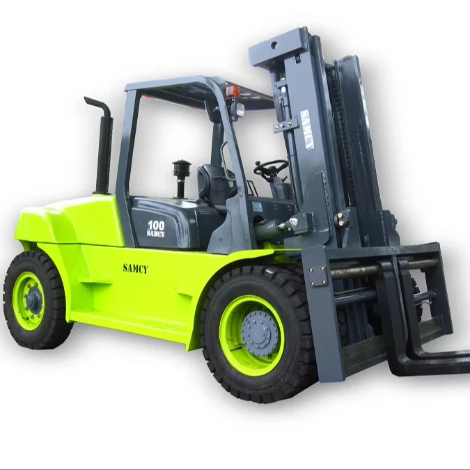SAMCY Double tyre Diesel Engine Heavy Duty Brand New and Used 10 Ton Forklift