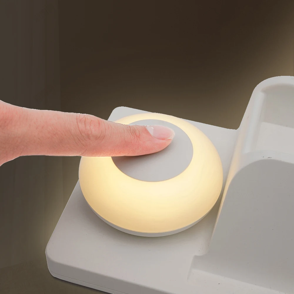 New Design Touch Sensor Bedside Wireless Charging Table Led Night Light Lamp With Usb Port For Phone
