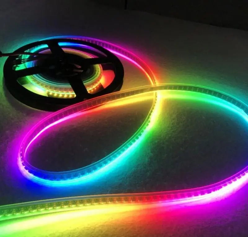 color 12 v 24 v apa102 2020 ws2815 ws2812b digit tira de luz led flexible
