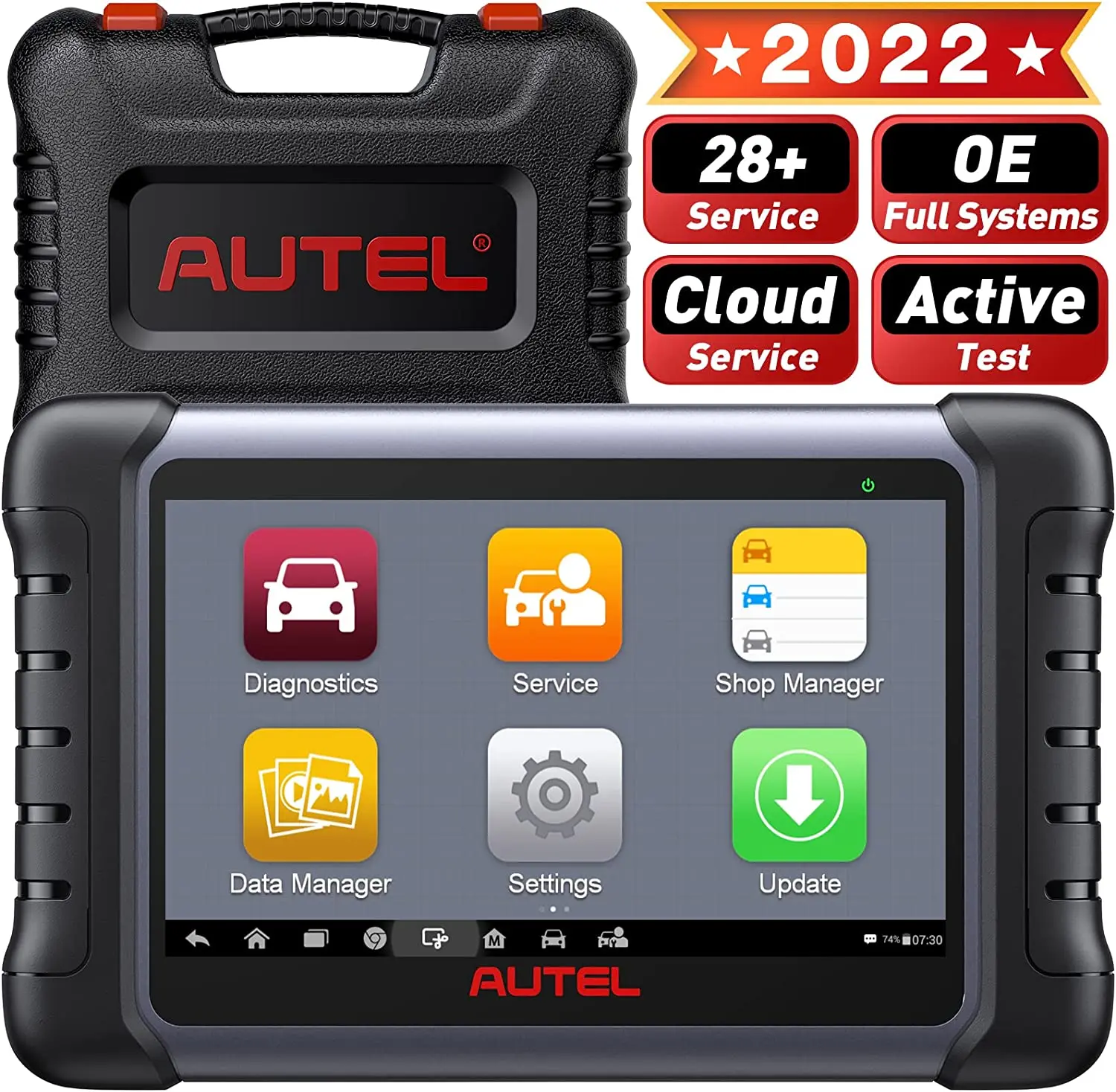 Профессиональный все системы Autel Maxicom Mk808 Mx808 Maxisys Mx 808 алтарь Obd2 сканер диагностический инструмент для автомобилей