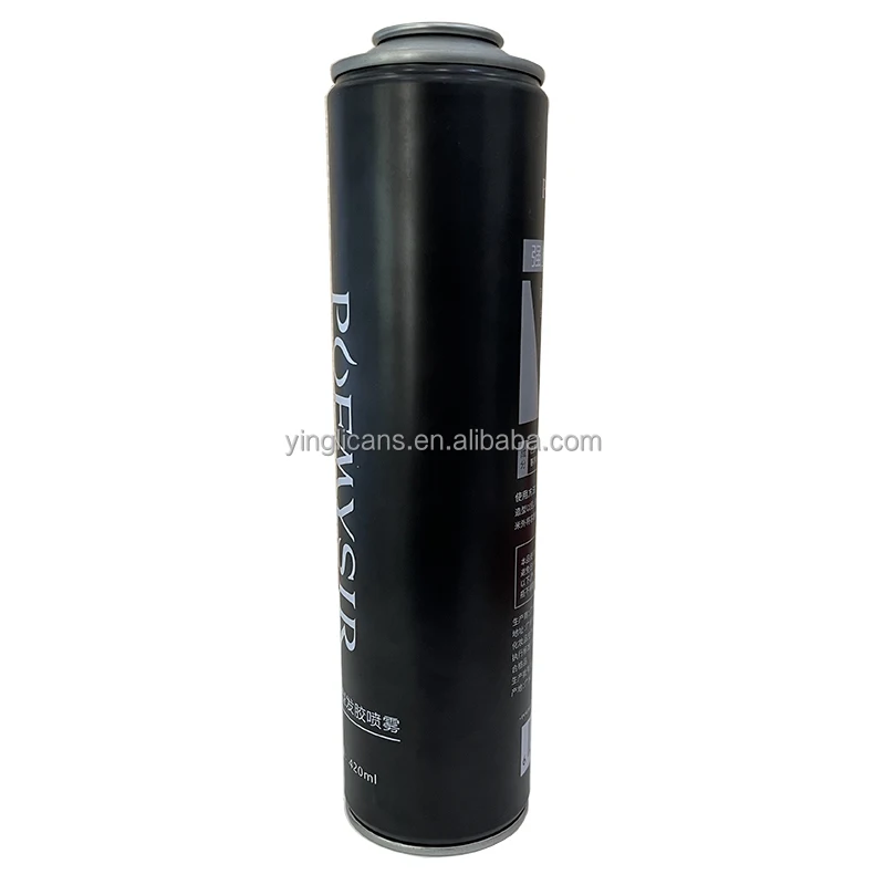 China Factory Beauty Aerosol Spray Cans Hair Spray Can Tinplate Aerosol Can