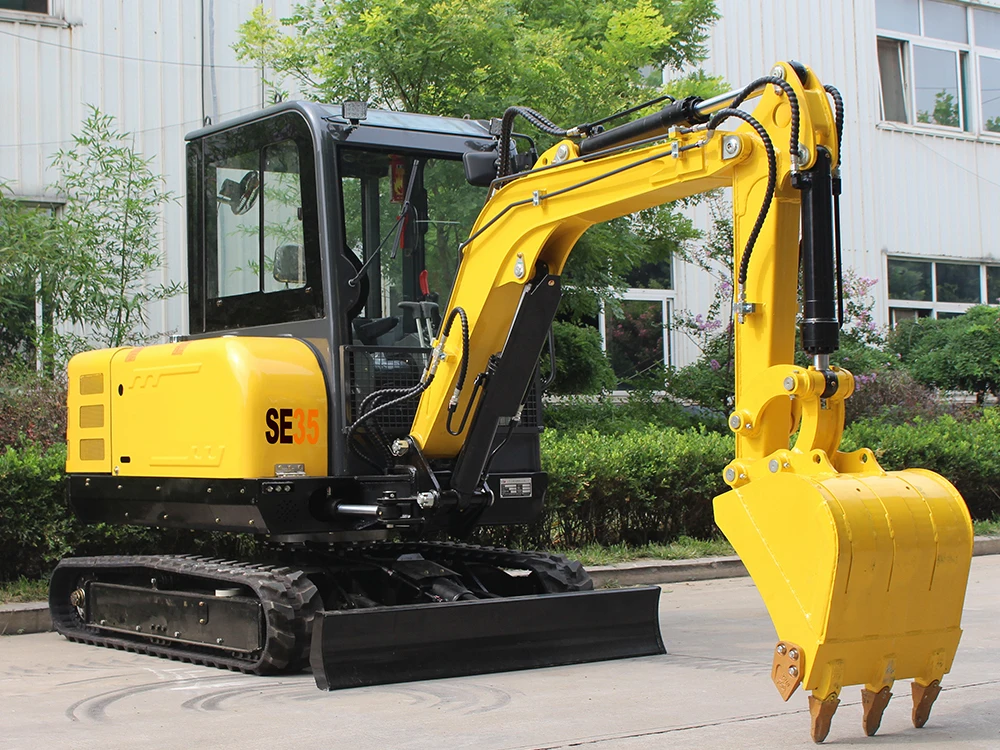 Высокопроизводительный гусеничный экскаватор 1.9Ton SE18SR с небольшой емкостью