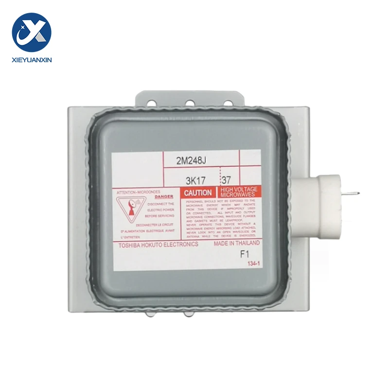 Новый магнетрон для микроволновой печи подходит Toshiba 2M248J 3K17 Миниатюрный алюминиевый промышленного микроволнового оборудования
