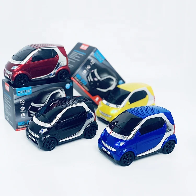 NEW WS233 MINI Car Smart Design BT Sound Box Wireless Desktop Party Portable Car Karaoke Speaker With Radio